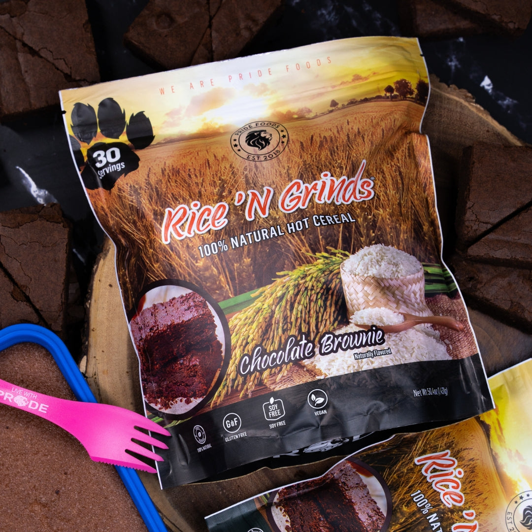 Rice 'N Grinds - Natural Hot Rice Cereal