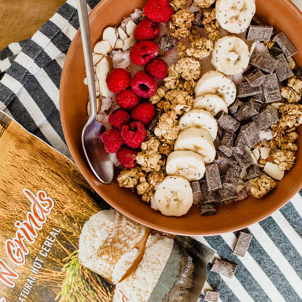 Rice 'N Grinds - Natural Hot Rice Cereal