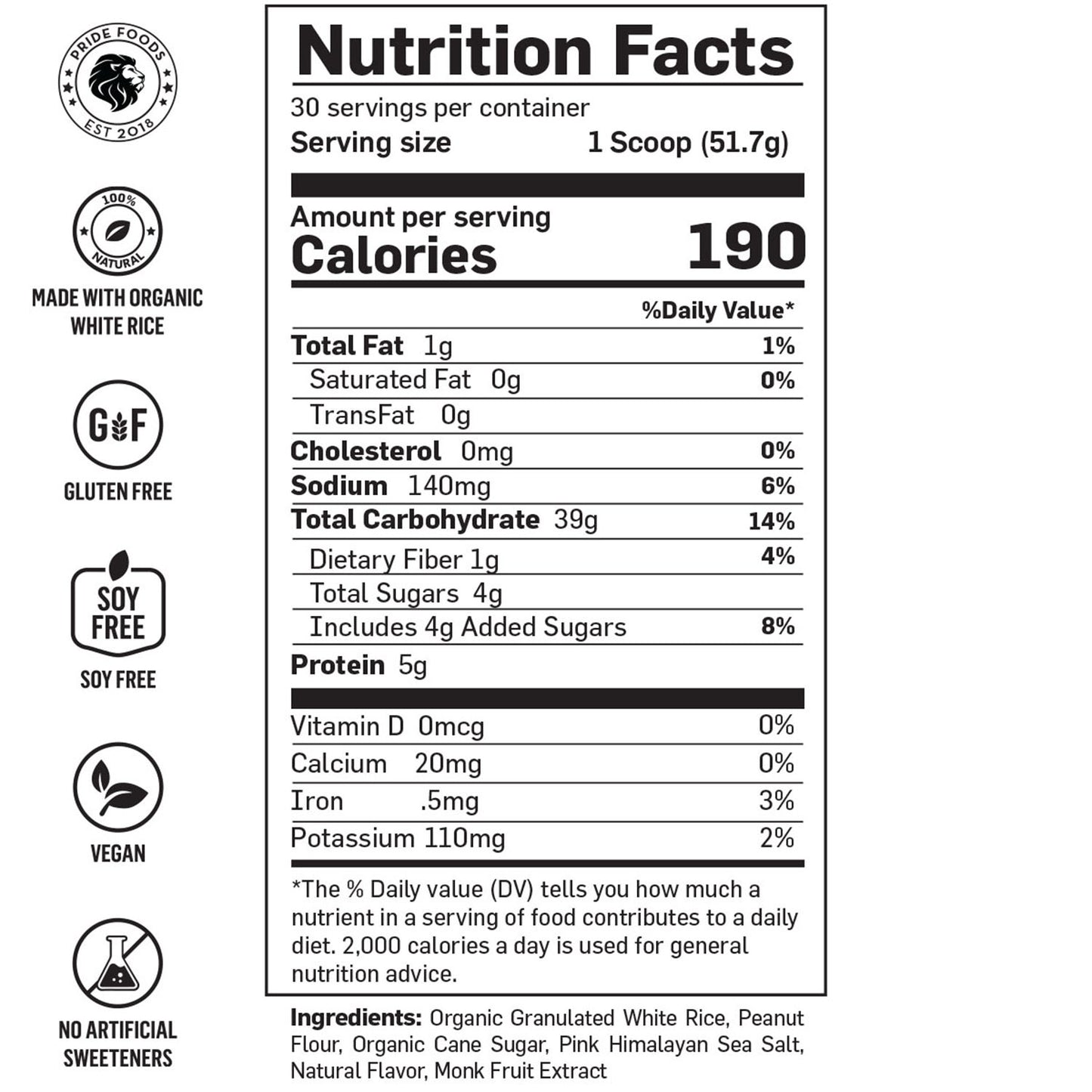 Rice 'N Grinds - Natural Hot Rice Cereal