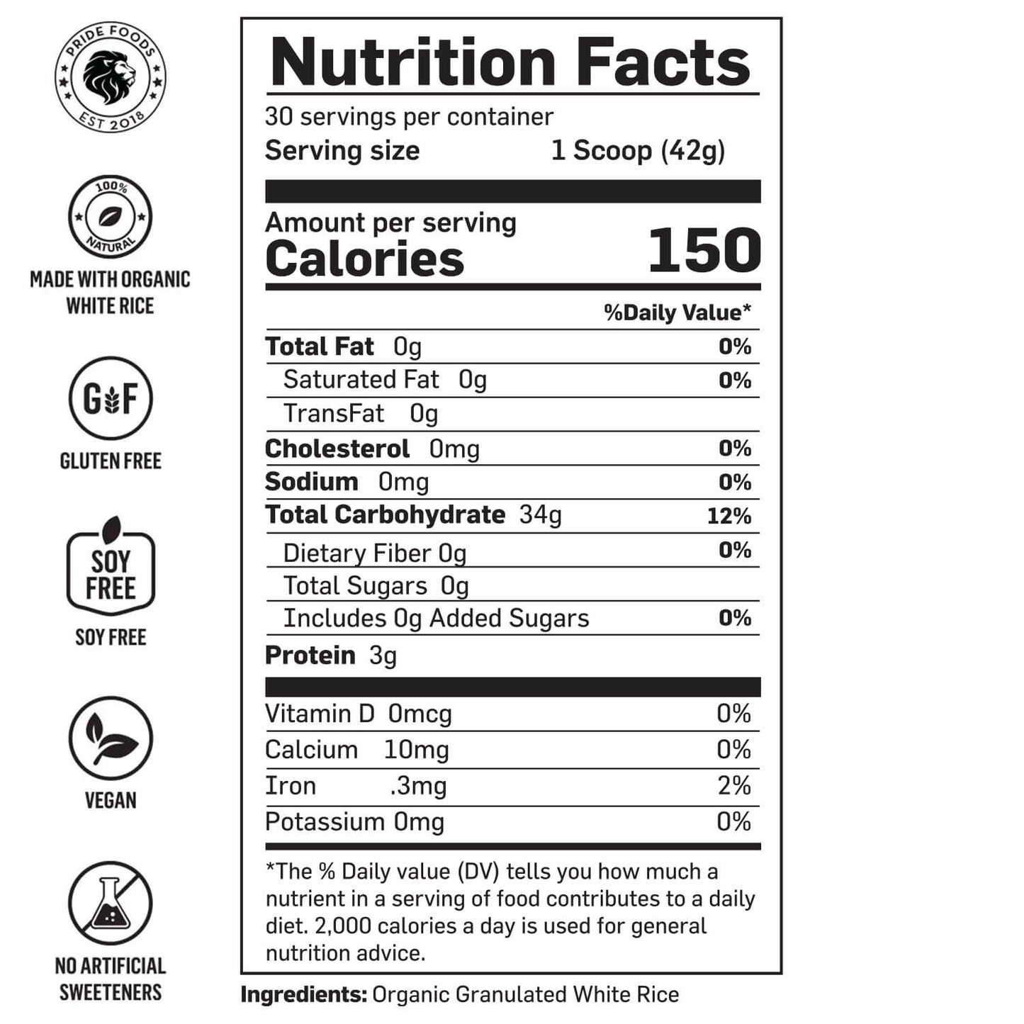 Rice 'N Grinds - Natural Hot Rice Cereal