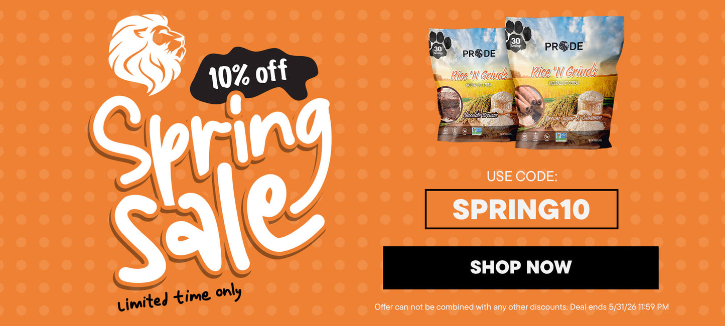 Spring Sale - 10% off Rice 'N Grinds