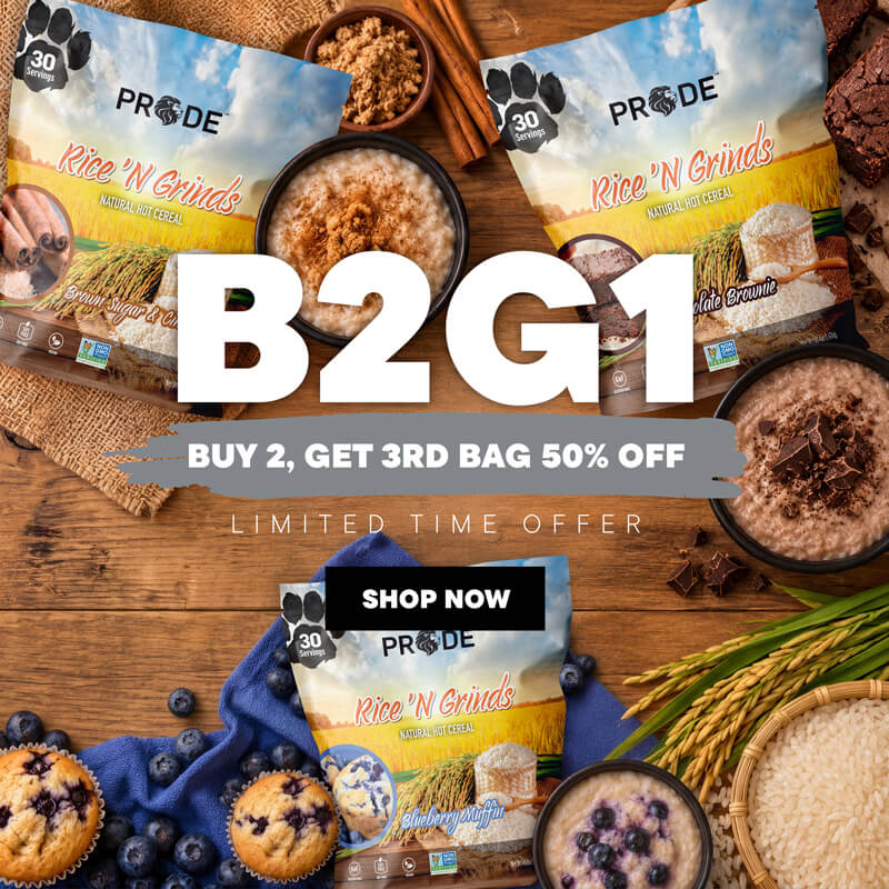 B2G1 - Buy 2, Get 3rd Bag Free