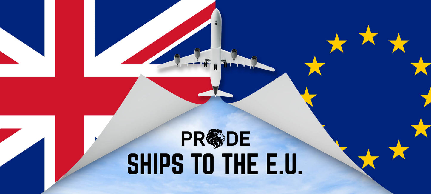 Pride ships to the E.U.